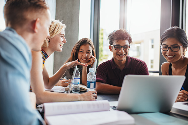Image of university students
